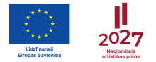 Līdzfinansē ES un NAP 2027 logo